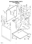 Diagram for 07 - Washer Cabinet Parts