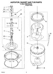 Diagram for 03 - Agitator, Basket And Tub Parts