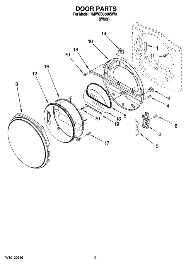 Diagram for 7MWGD8300SW0