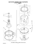 Diagram for 03 - Agitator, Basket And Tub Parts