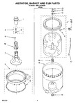 Diagram for 03 - Agitator, Basket And Tub Parts