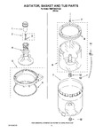 Diagram for 03 - Agitator, Basket And Tub Parts