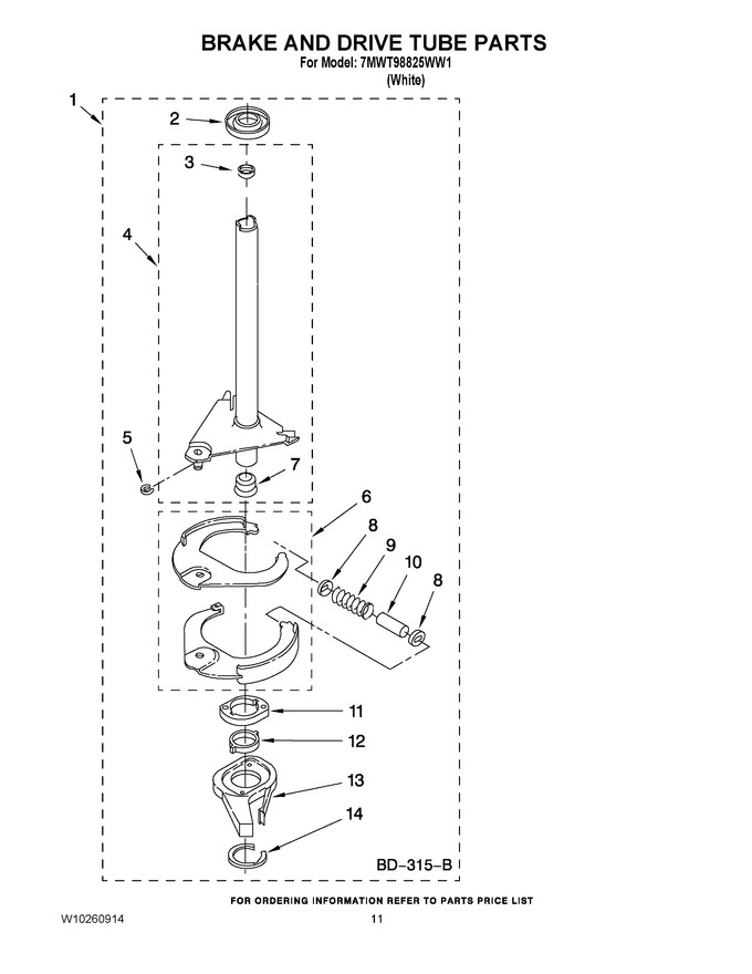 Diagram for 7MWT98825WW1