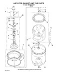 Diagram for 03 - Agitator, Basket And Tub Parts