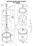 Diagram for 03 - Agitator, Basket And Tub Parts