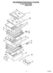 Diagram for 03 - Refrigerator Shelf Parts