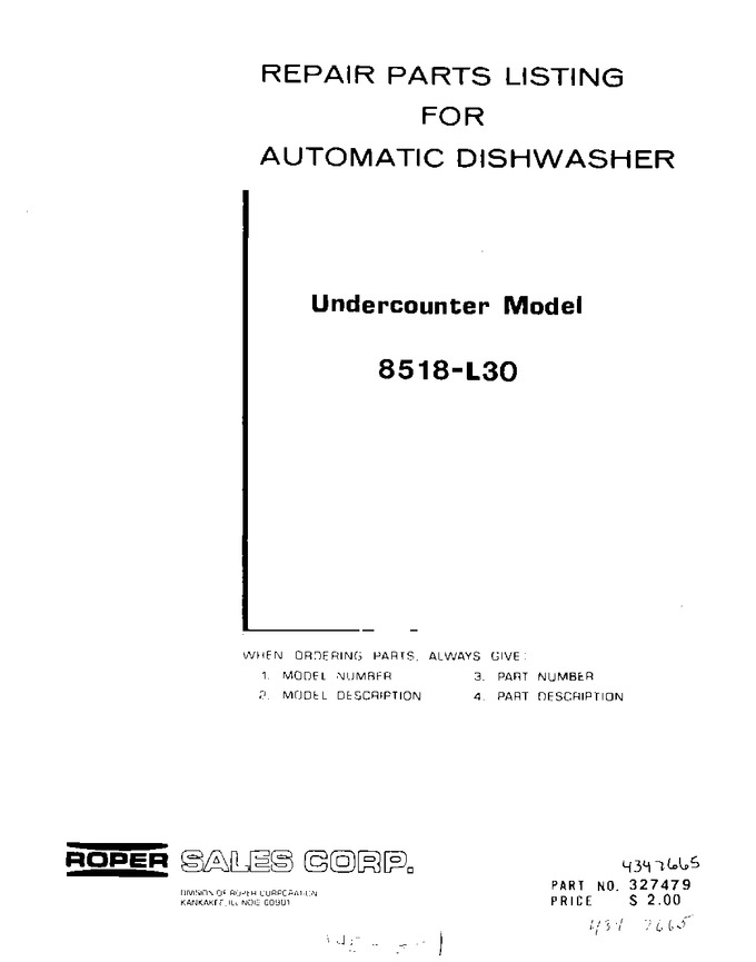 Diagram for 8518L30