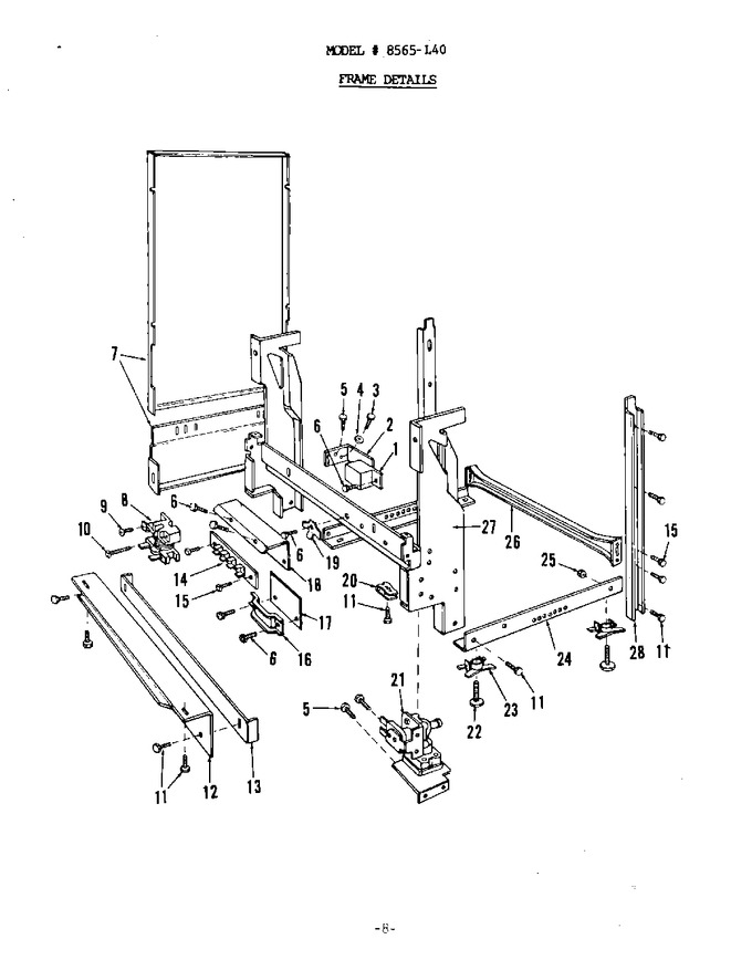 Diagram for 8565L30