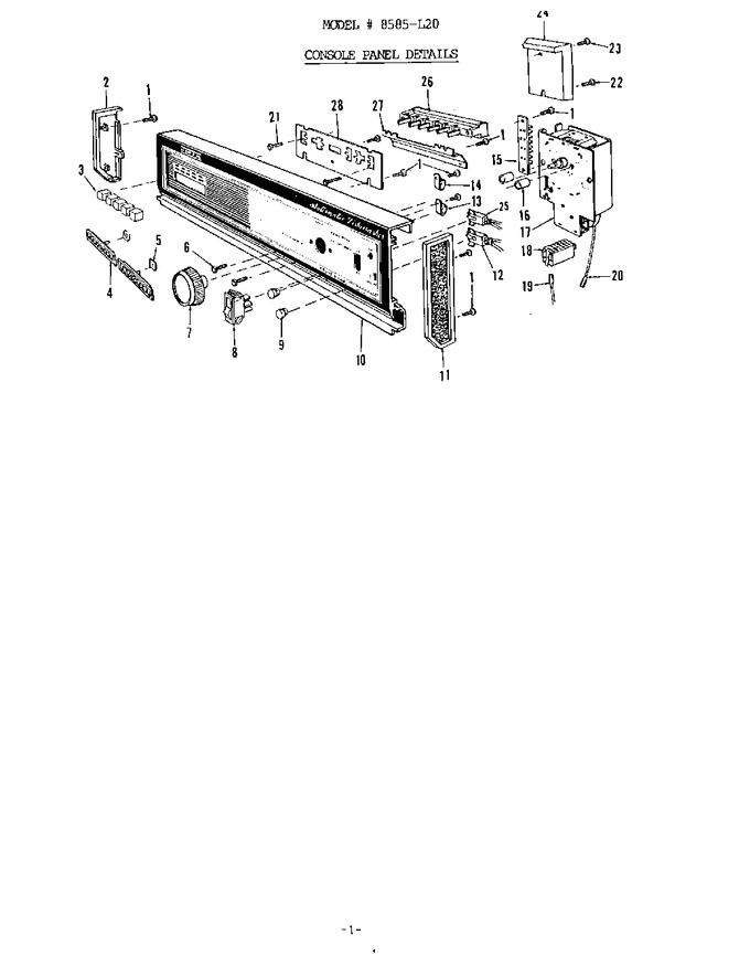 Diagram for 8585L20