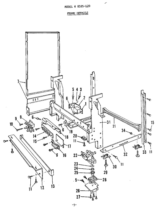 Diagram for 8585L20