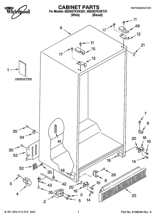 Diagram for 8ED0GTKXKQ01