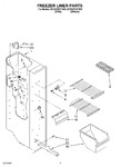 Diagram for 03 - Freezer Liner