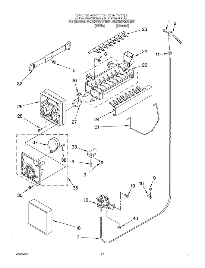 Diagram for 8ED22PQXFW01