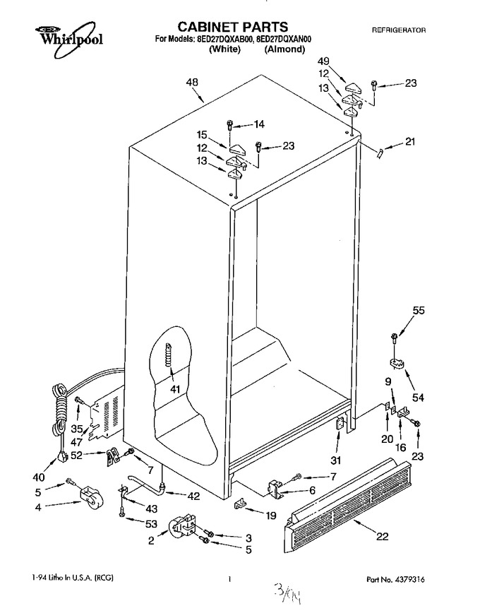 Diagram for 8ED27DQXAW00