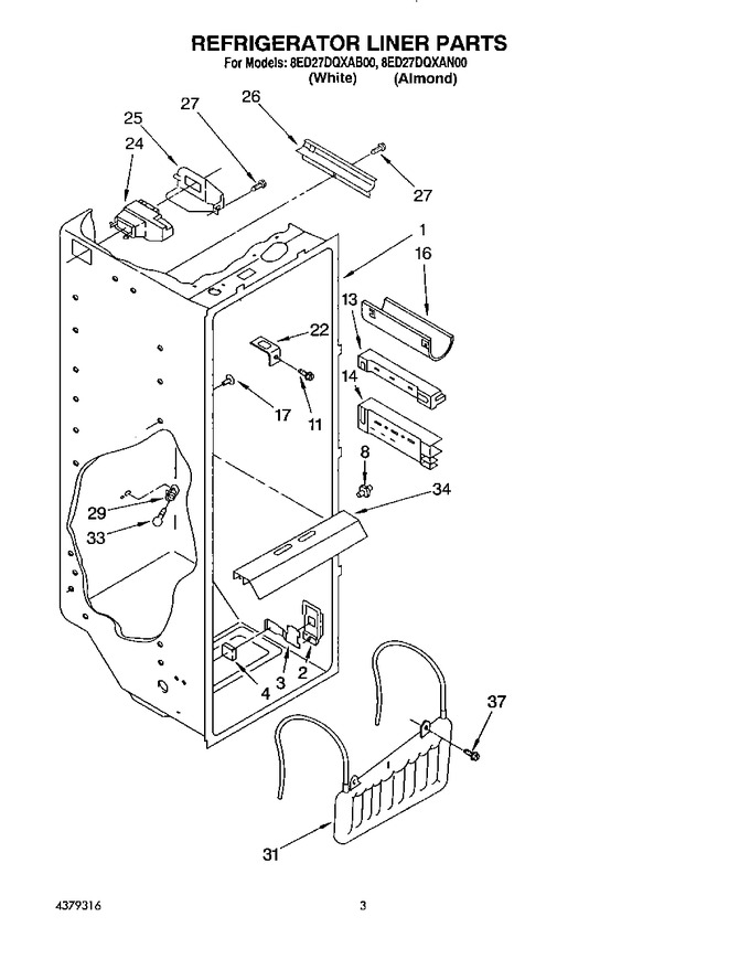 Diagram for 8ED27DQXAW00