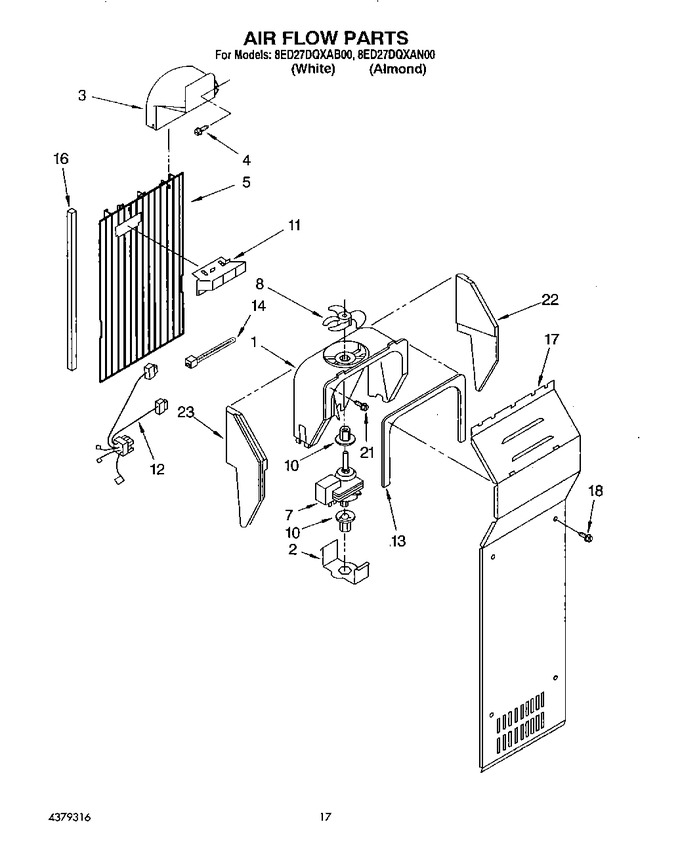 Diagram for 8ED27DQXAW00