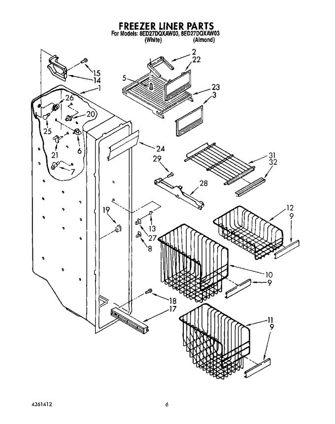 Diagram for 8ED27DQXAW03