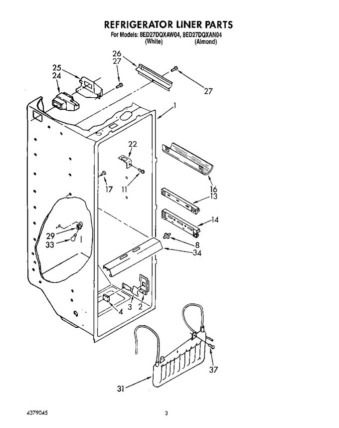 Diagram for 8ED27DQXAW04