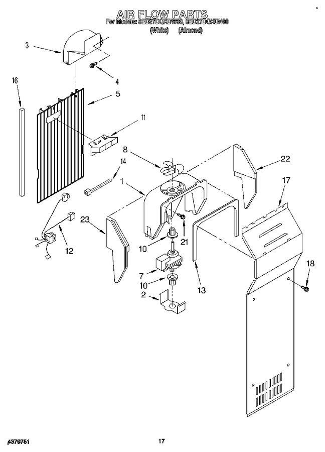 Diagram for 8ED27DQXDW00