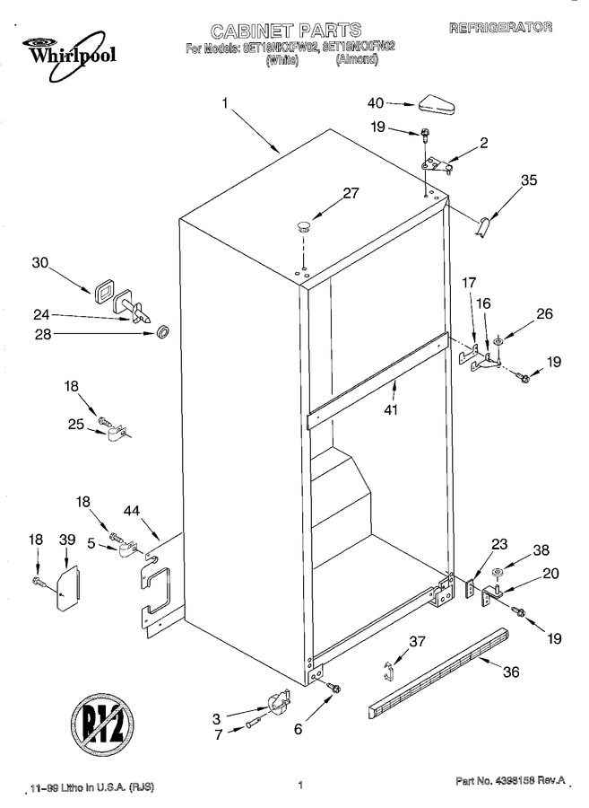 Diagram for 8ET18NKXFW02