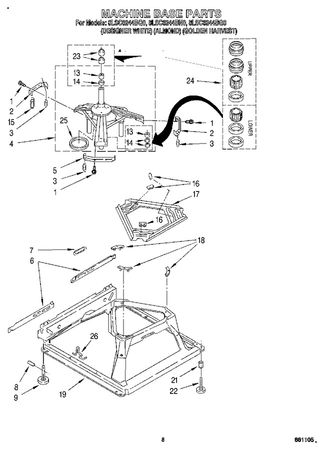 Diagram for 8LSC6244BW0