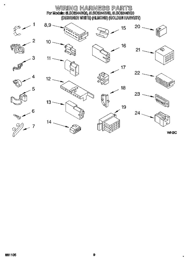 Diagram for 8LSC6244BW0