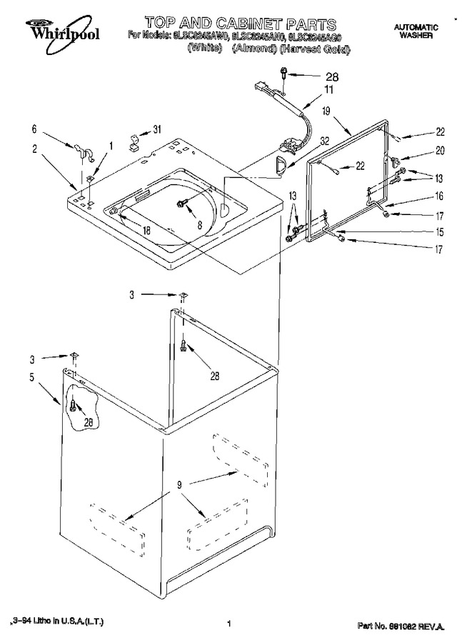 Diagram for 8LSC8245AG0
