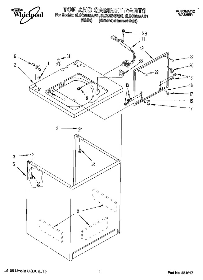 Diagram for 8LSC8245AN1