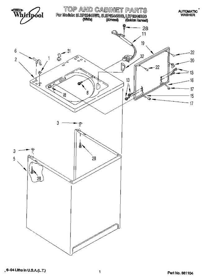 Diagram for 8LSP6244BG0