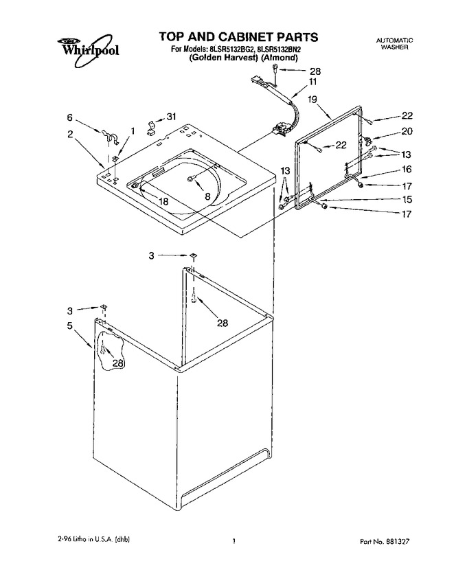 Diagram for 8LSR5132BG2