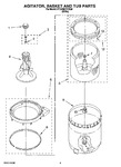 Diagram for 05 - Agitator, Basket And Tub Parts
