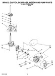 Diagram for 06 - Brake, Clutch, Gearcase, Motor And Pump Parts