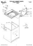 Diagram for 01 - Top And Cabinet Parts