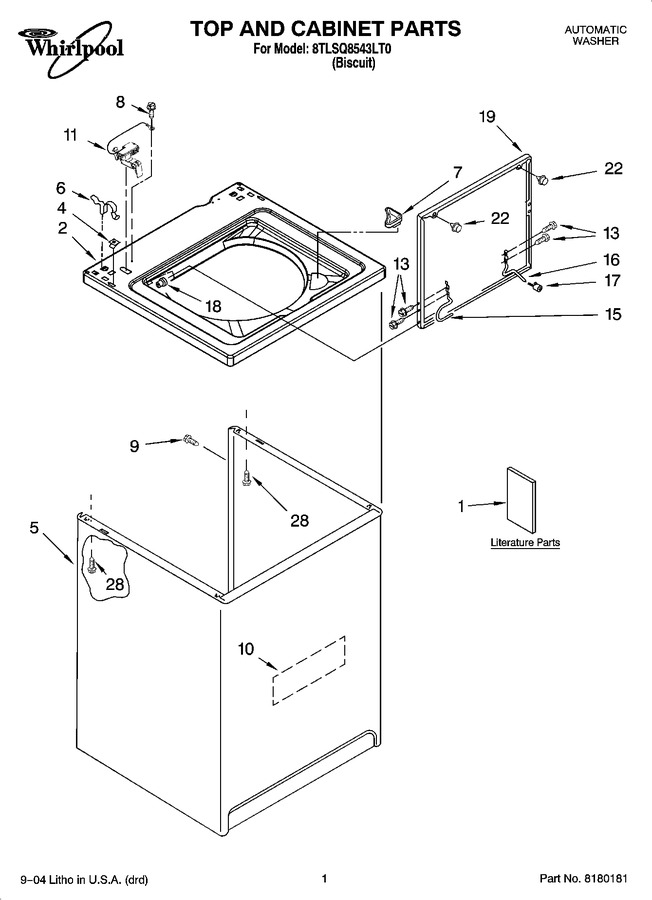 Diagram for 8TLSQ8543LT0