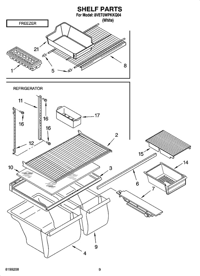 Diagram for 8VET0WPKKQ04