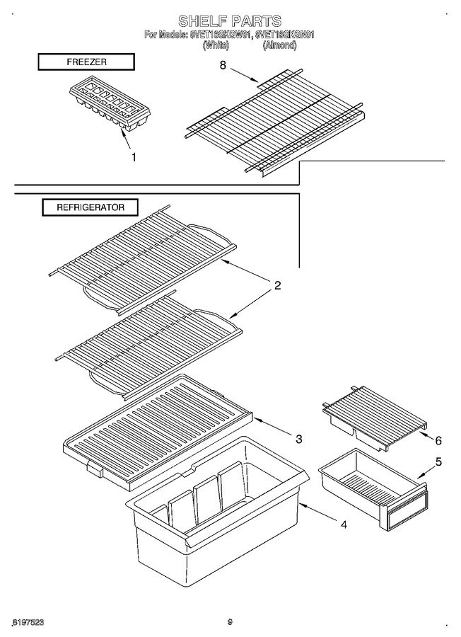 Diagram for 8VET16GKGW01