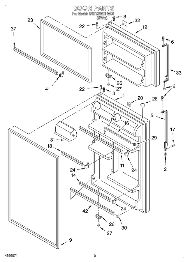 Diagram for 8VET20NKHW00