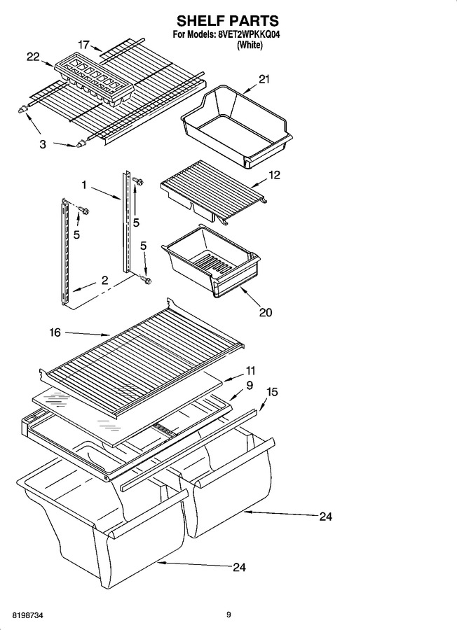 Diagram for 8VET2WPKKQ04