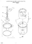 Diagram for 05 - Agitator, Basket And Tub