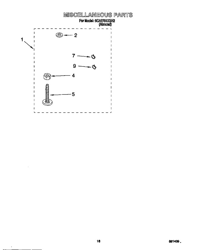 Diagram for 9CA2781XSN2