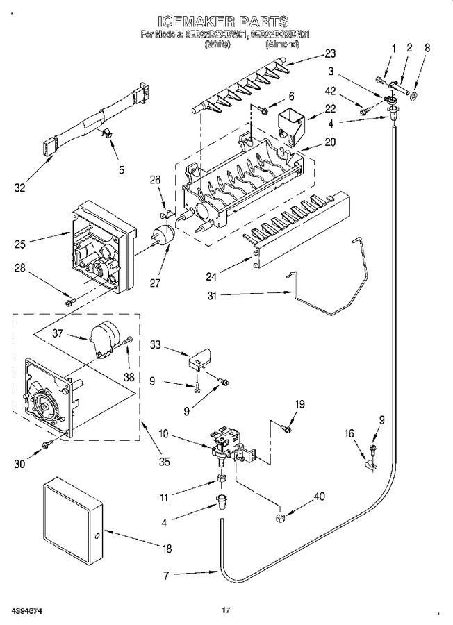 Diagram for 9ED22DQXDW01