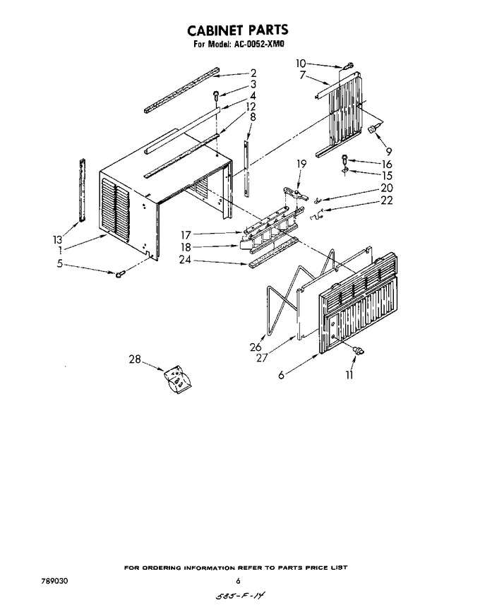 Diagram for AC0052XM0