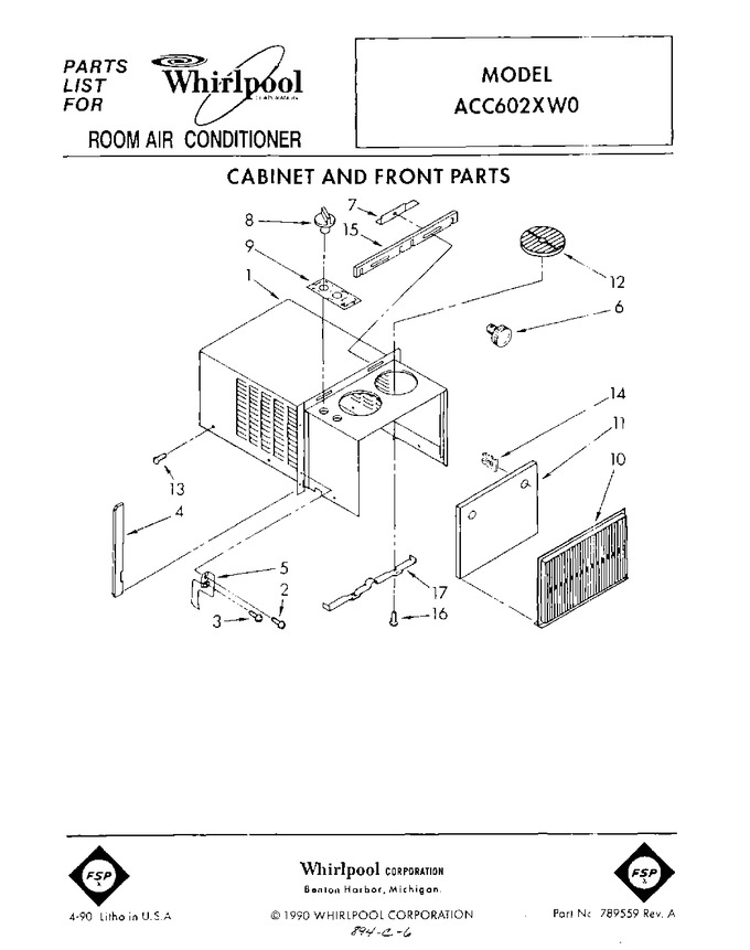 Diagram for ACC602XW0