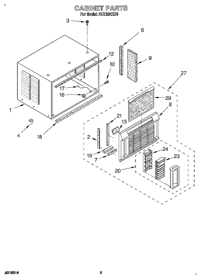 Diagram for ACE124XD0