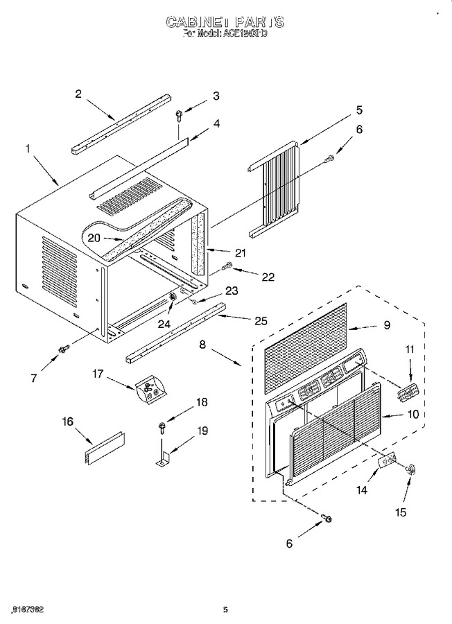 Diagram for ACE124XH0