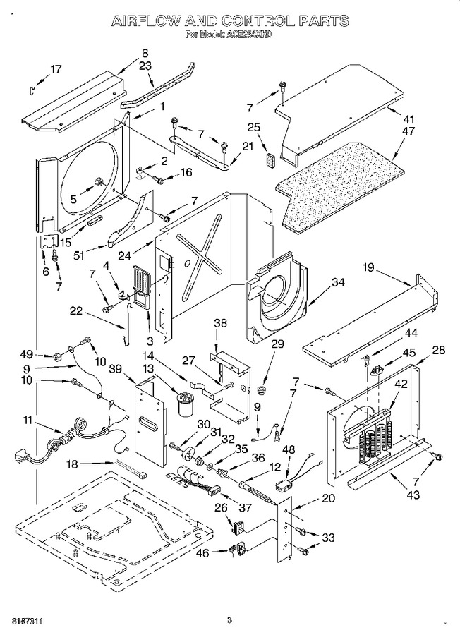 Diagram for ACE254XH0