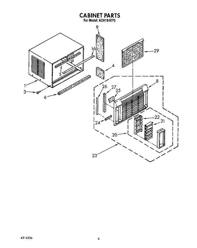 Diagram for ACH184XY0