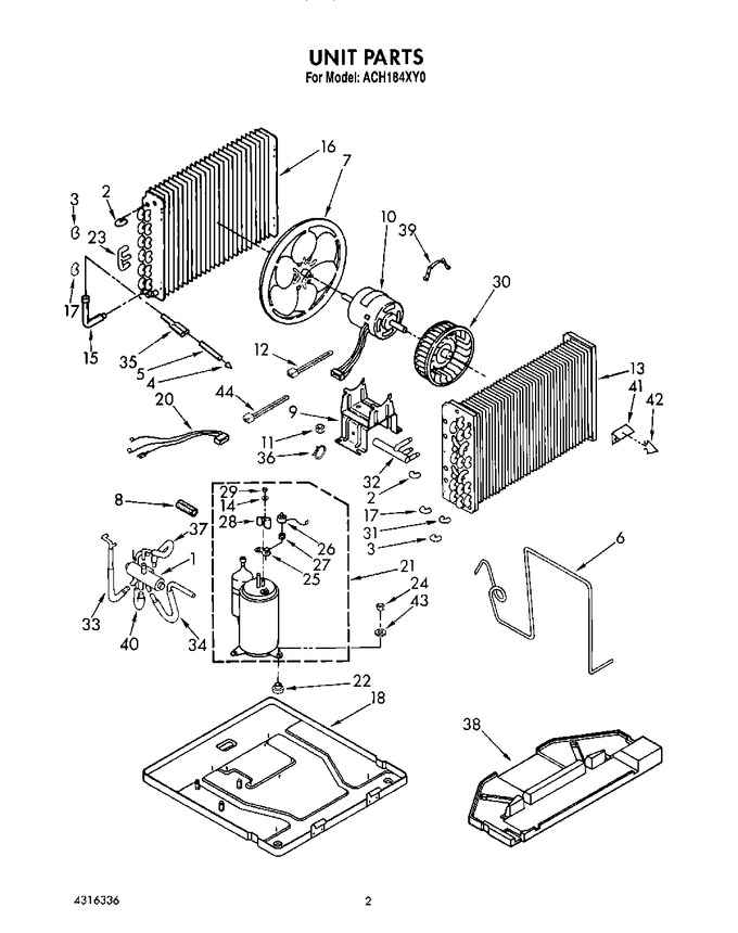 Diagram for ACH184XY0