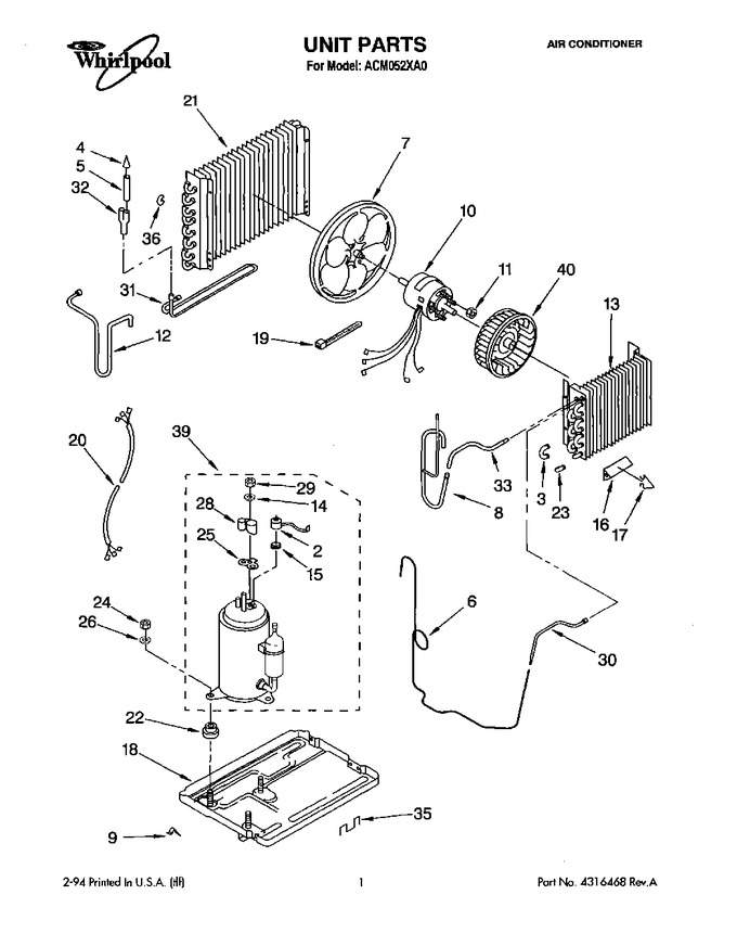 Diagram for ACM052XA0