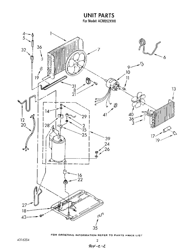 Diagram for ACM052XW0